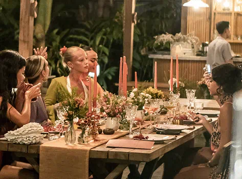 Elegant dinner at Yema Kitchen, a stylish dinner venue in Canggu offering fine dining experiences in one of the most atmospheric Canggu restaurants.